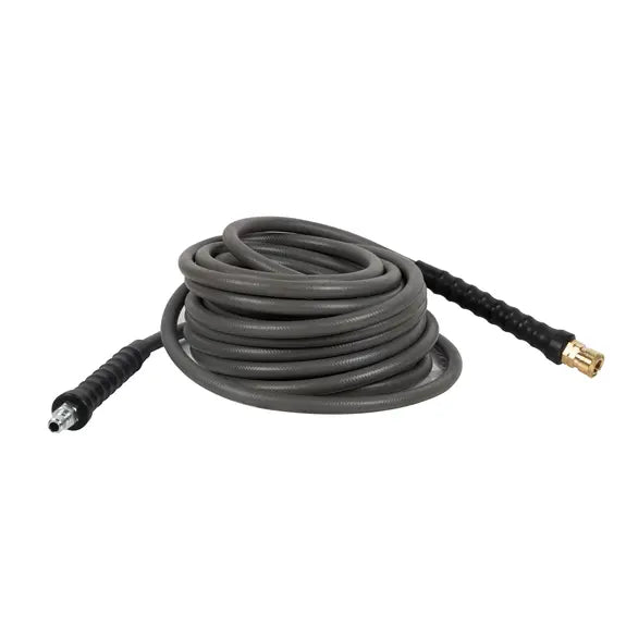 Grey, non-marking pressure washing hose
